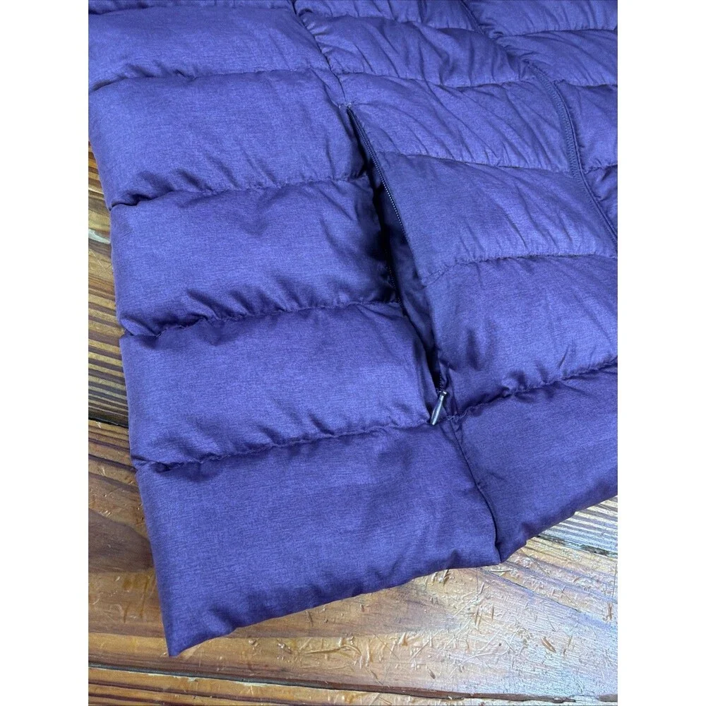 Eddie Bauer Puffer Vest Womens XXL Purple EB650 Down PRISTINE!!